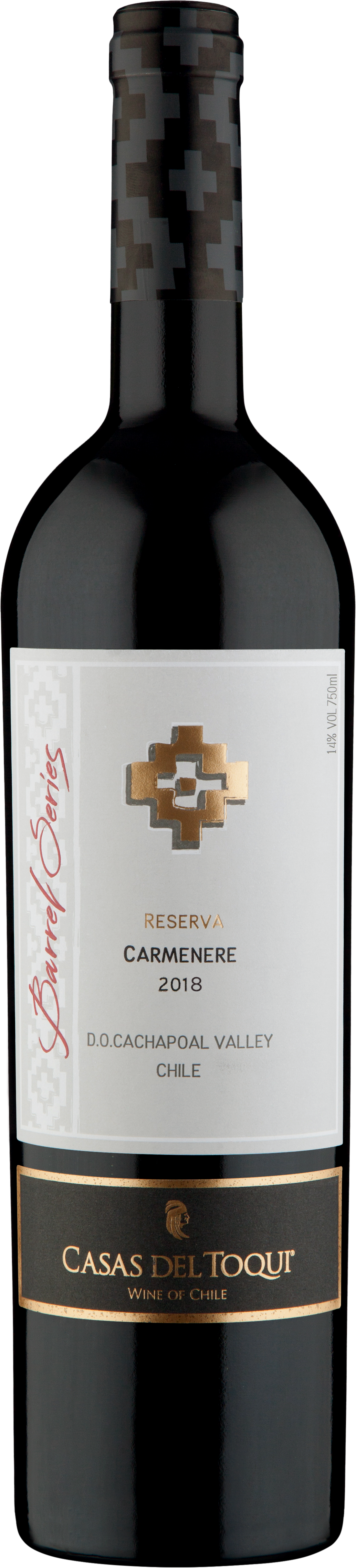 Casas del toqui reserva carmenere